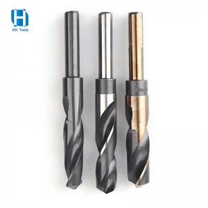 Metal için HSS M2 1/2 inç Azaltılmış Şaft Büküm Matkap Ucu