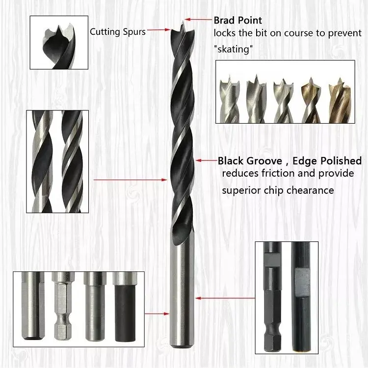 brad point drill bit