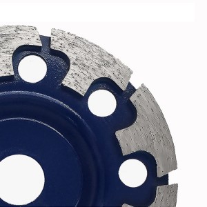 125mm Diamond Cup Wheel T Shape Grinding Wheel For Grantie Concrete Stone