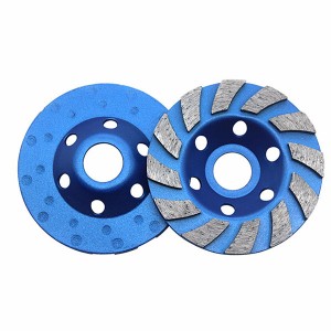 4Inch Single Row Diamond Cup Grinding Wheel for Granite and Cured Concrete