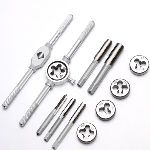 Professional Threading Cutting Tools Cobalt Tap And Die Set