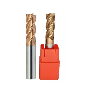 High Precision CNC Machine Tool HRC55 Milling Cutter Helical Endmill