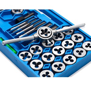 Professional Threading Cutting Tools Cobalt Tap And Die Set