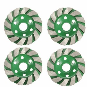 4″ Diamond Segment Grinding Wheel Marble Concrete Granite Stone Cup Grinder Disc