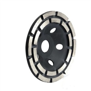 125mm Diamond Segmented Turbo Grinding Cup Wheel Double Row for Concrete and Other Construction Materials