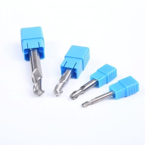 HRC45 Carbide Ball Nose End Mills For Aluminium CNC Machine Tools Wholesale