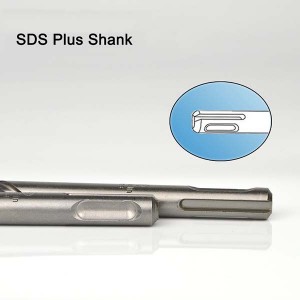 S4 Flutes SDS Plus Hammer Drill Bit Tungsten Carbide For Concrete Wall Stone