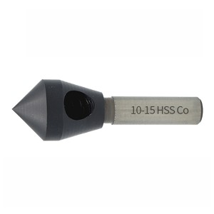 HSS Co 90 Degree 0 Flute Round Shank Countersink Drill Bit for Chamferring Holes