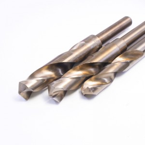 HSS6542 Fully Ground Cobalt 1/2 Reduced Shank Twist Drill Bits For Stainless Steel