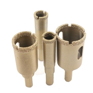 6-60mm Diamond Brazed Core Dry Drill Hole Opener For Porcelain Tiles Marble Hole Saw Cutter