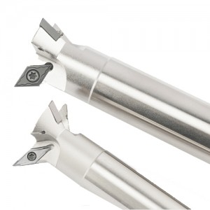 V shaped Tungsten Carbide Dovetail CNC Up Down Cut End Milling Cutter Customized Made With Dovetail