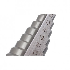 4-30mm Hex Shank High Speed Steel Step Drill Bits Multisize For Stainless Steel