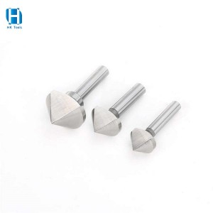 90 Degrees 3 Flutes Chamfering Mill HSS Countersink Drill Bit for Metal  Wood Drilling