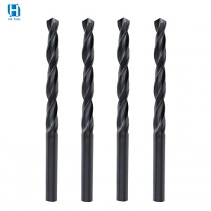 DIN338 High Speed Steel Twist Drill Bit Black Oxide For Metal Drilling