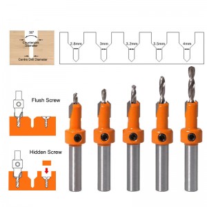 Woodworking Countersink Screw Drill Bit Chamfer Counter Bit Woodworking Supplies