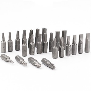 1/4″ 6.35mm Hex Shank Insert 25mm S2 Magnetic Screwdriver Bits