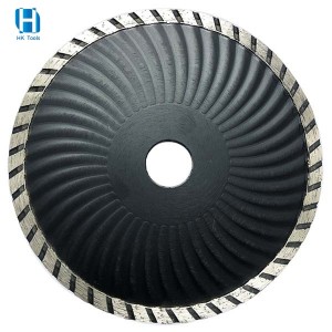 Cold Pressed 105-230mm Wave Turbo Diamond Cutting Saw Blade For Marble