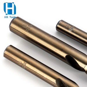 Brocas helicoidales de vástago recto HSS M42 (Co8%) de la mejor calidad para taladrar metal y acero inoxidable