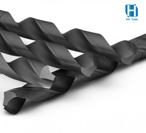 HSS-Spiralbohrer mit geradem Schaft HSS-4341 für Hartmetall, Gusseisen, 1–20 mm