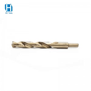 HSS M2 精加工縮柄全磨削鑽頭 135 分叉點用於金屬鑽孔