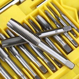 12/20/40PCS Carbon Steel Metric Size Taps And Dies Set Hand Tools Set For Different Demands