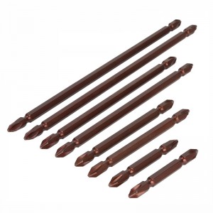 65/100/150/200/300mm Double Ended Screwdriver Bits S2 Material For PH Head