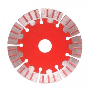 Factory Custom Angle Grinder Segment Diamond Saw Blade For Wall Concrete Slotting