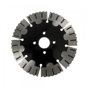 Manufacturer Segment Diamond Slotted Disc Circular Saw Blade For Efficiently Cut Concrete Wall