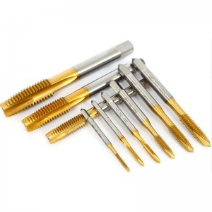 HSS M2 Titanium Coated Spiral Pointed Machine Taps For Tapping Stainless Steel