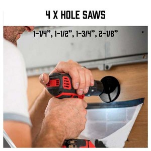 246pcs Tool Set Woodworking Spade HSS Titanium Twist Drill Bits Countersink Screwdriver Hole Saws Drill Bit Set