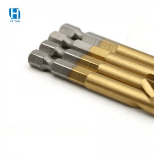 La meilleure offre de forets hélicoïdaux à queue hexagonale en titane HSS pour le perçage des métaux