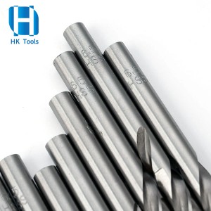 中國最好的製造商 HSS 6542 鈷麻花鑽頭規格尺寸 1/16" – 1"