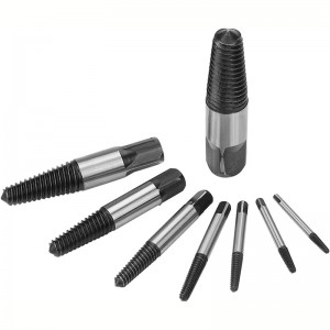 8Pcs Easy Out Bolt Stripped Broken Screw Remover Screw Extractor Set For Damaged Bolt