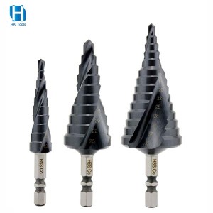 M35 Spiral Flute Step Drill Bits With TiAIN Coated For Stainless Steel Drilling