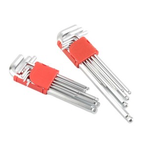 Hot Sale Allen Wrench 9-piece Ball Ended Hex Key Wrench Set 1.5-10mm With Matte Finish For Reparing Tools