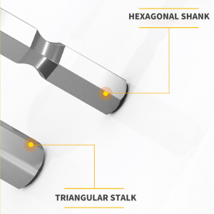 HSS4241/6542 Hexagonal Shank Straight Spiral Fluted Step Drill Bits For Reamering