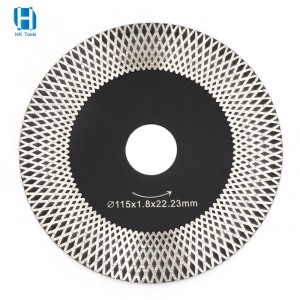 Factory Supply 5” 125mm Hot Press Turbo Diamond Saw Blade Grinding & Cutting Disc For Ceramic Porcelain Tile