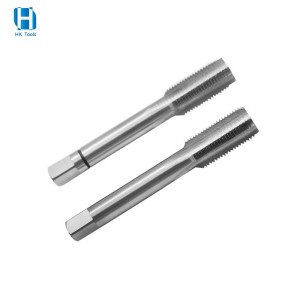 DIN5157 HSS M2 Hand Taps Set 2PCS G1/8 G1/4 Bright Finished For Pipe Threading Cutting
