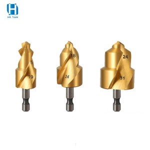 3PCS PPR Lifting Drill Bit Spiral Flute Stepped Drill 20 25 32 Reamer For 1/2” 3/4” 1” Hot Melt Water Pipe Hole Opener