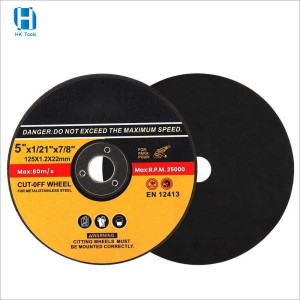 125mm 5″ Anngle Grinder Metal Cutting Discs Cut Off Wheels for Stainless Steel