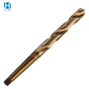 Factory High Quality DIN345 M35 HSS Co Morse Taper Shank Twist Drill Bit For Metal Drilling