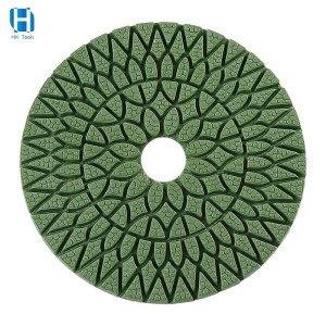 100mm Diamond Polishing Pads Wet For Stone Marble Granite Flooring Renovation