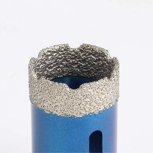 5-180mm M14 Thread Vacuum Brazed Diamond Hole Saw For Granite Marble Porcelain