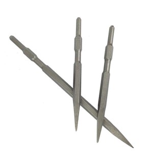 40Cr Hex Shank Hammer Flat And Point Chisels 17mm For Concrete And Stone
