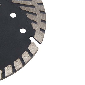 115mm Sintered Turbo Diamond Saw Blade With Protective Teeth For Marble Cutting