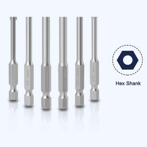 Cross Tips 6.35mm Hex Shank Triangle Drill Bits For Tile Glass Hole Opener