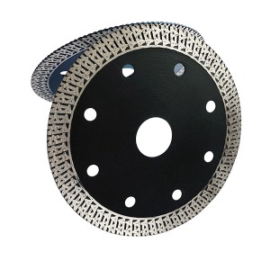 105*10*20*1.2mm Hot Press K-Turbo Diamond Saw Blade For Porcelain Marble Cutting