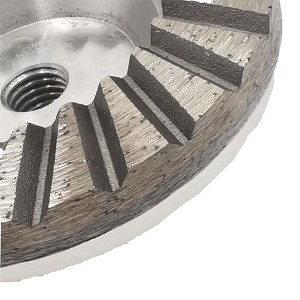 100mm Angle Grinder Aluminum Base Diamond Grinding Wheel For Concrete Marble