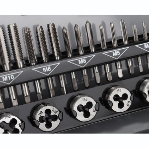 12PCS Metric Taps and Dies Set Thread Tool M6-M12