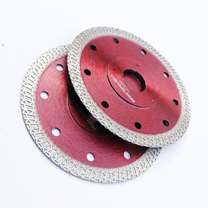 Hot Press K Teeth Turbo Mesh Tile Circular Diamond Saw Blade For Porcelain Tile Cutting